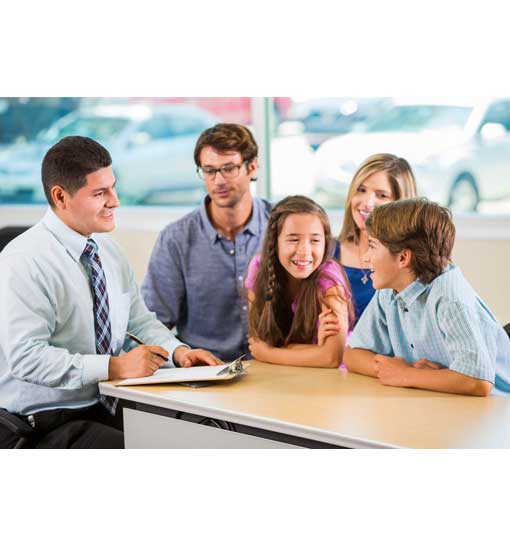 A parent meeting about a child's learning progress